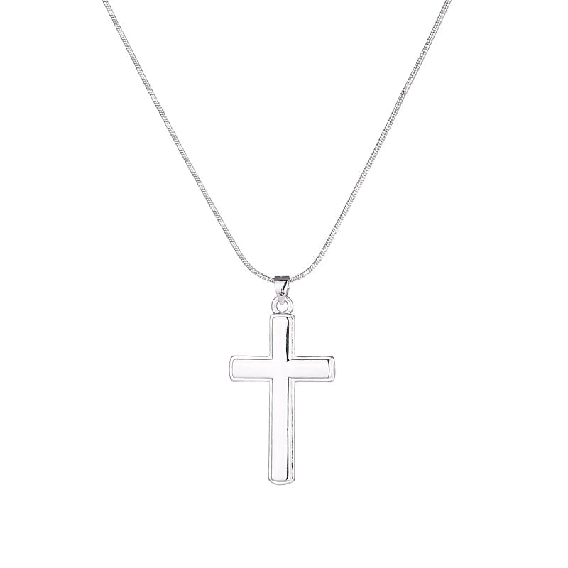 Sterling Silver 47 President “In God We Trust” Cross Necklace