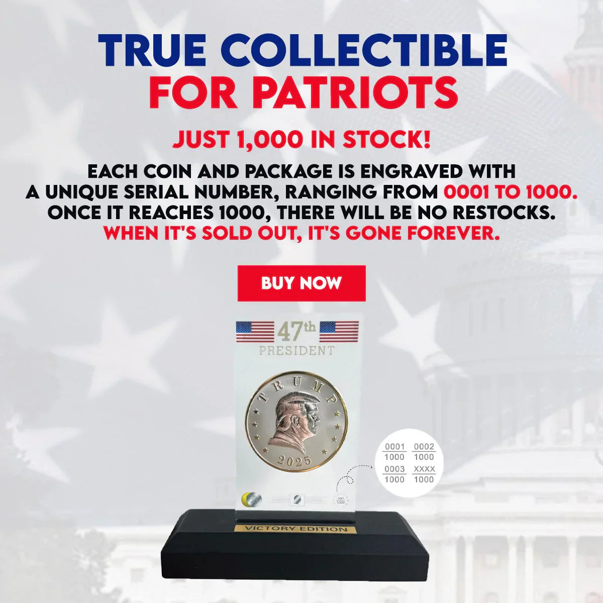 Victory Coin 47 President Edition