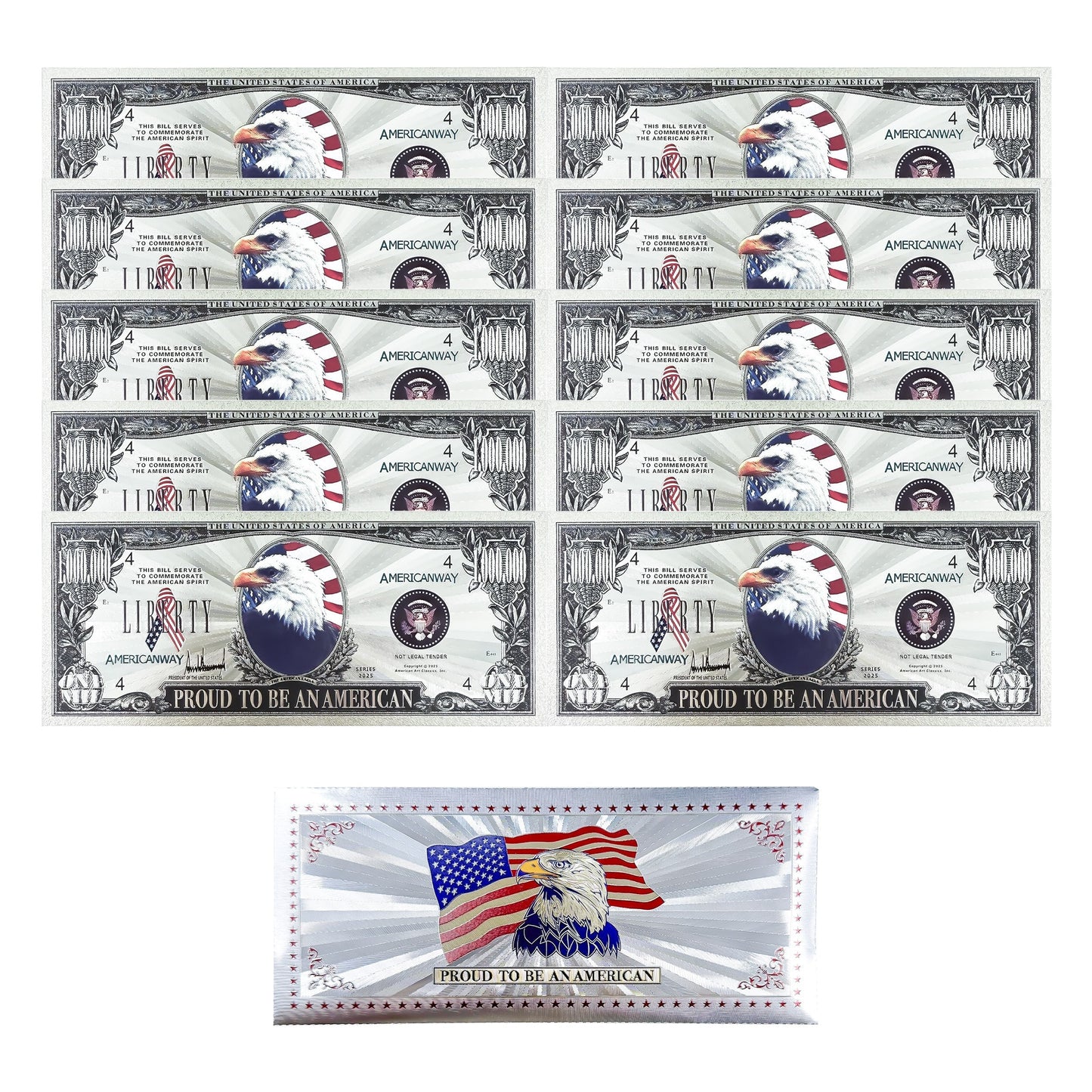 One Million Silver Eagle Bill